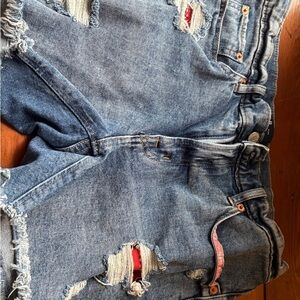 Distressed Denim Shorts (two pair set)